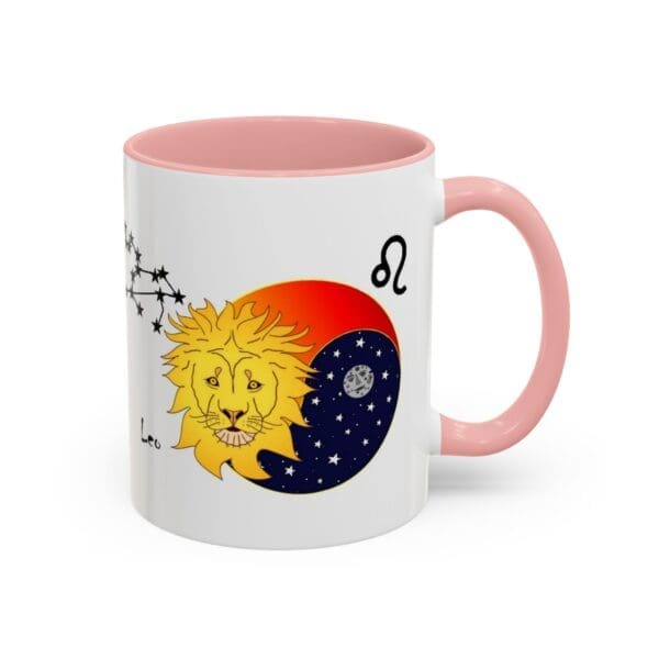 Leo Zodiac Accent Coffee Mug (11, 15oz) - Image 10