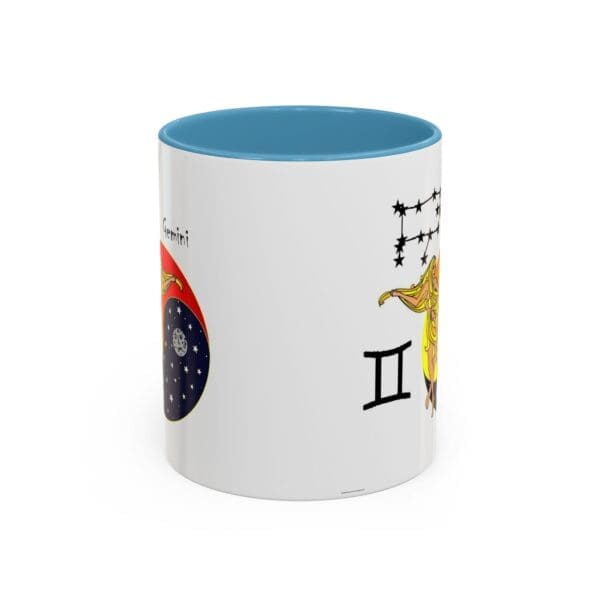 Gemini Zodiac Accent Coffee Mug (11, 15oz) - Image 17