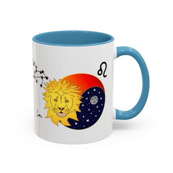 Leo Zodiac Accent Coffee Mug (11, 15oz) - Image 18