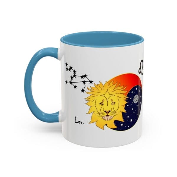 Leo Zodiac Accent Coffee Mug (11, 15oz) - Image 19