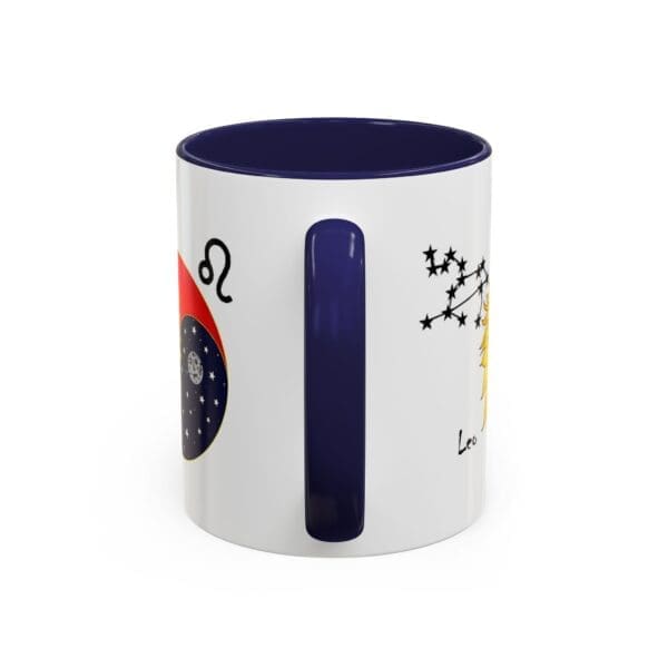 Leo Zodiac Accent Coffee Mug (11, 15oz) - Image 8