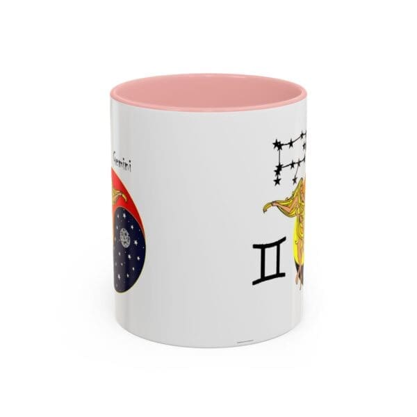 Gemini Zodiac Accent Coffee Mug (11, 15oz) - Image 9