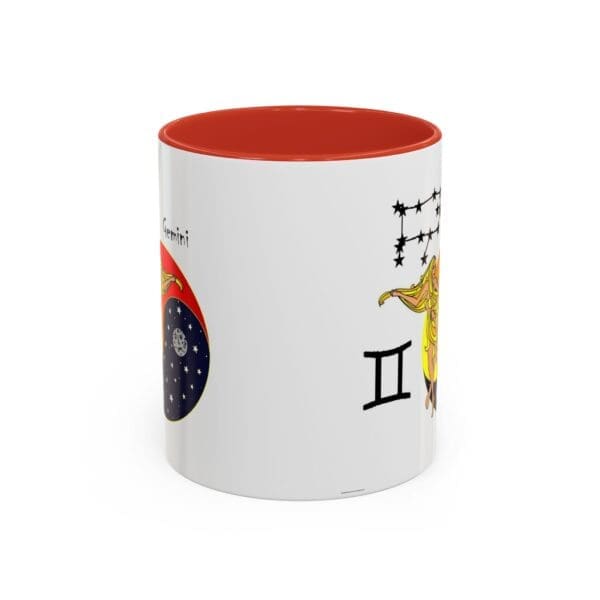 Gemini Zodiac Accent Coffee Mug (11, 15oz) - Image 13