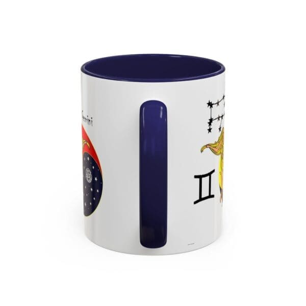 Gemini Zodiac Accent Coffee Mug (11, 15oz) - Image 8